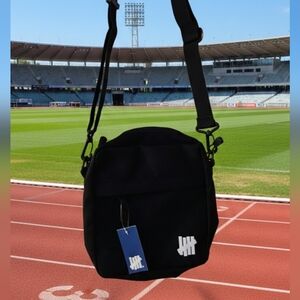 Undefeated Black Crossbody Messenger Unisex Bag